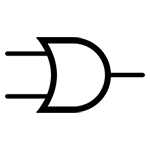 And logic symbol